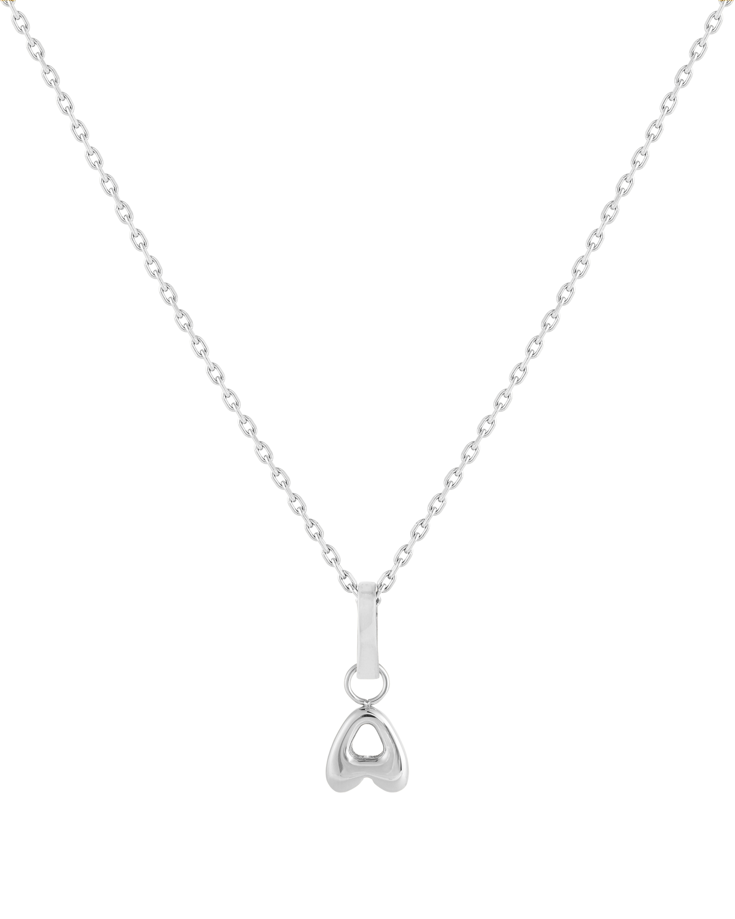 Love Letter Charm A - Silver