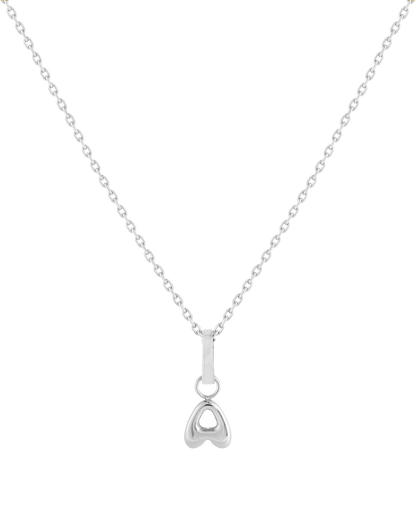 Love Letter Charm A - Silver