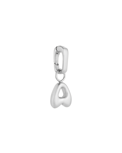 Love Letter Charm A - Silver