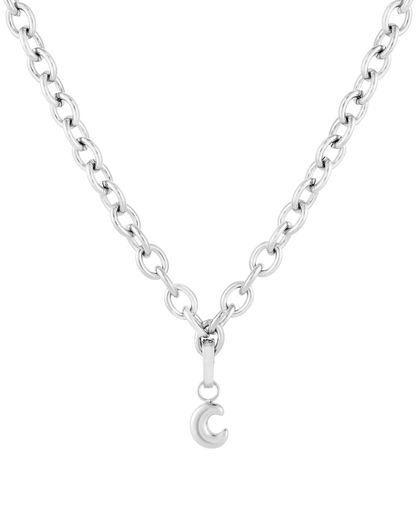 Love Letter Charm C - Silver