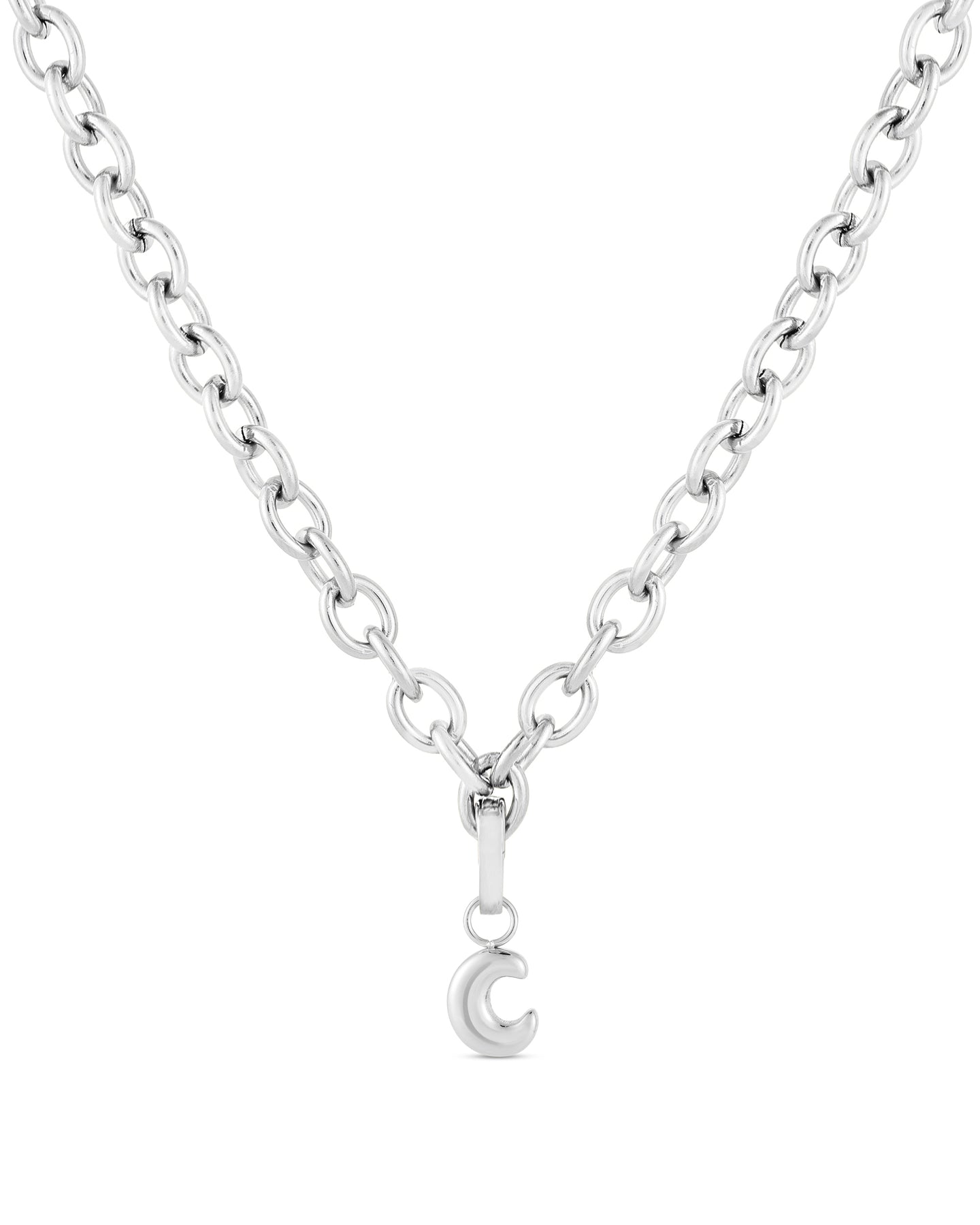 Love Letter Charm C - Silver