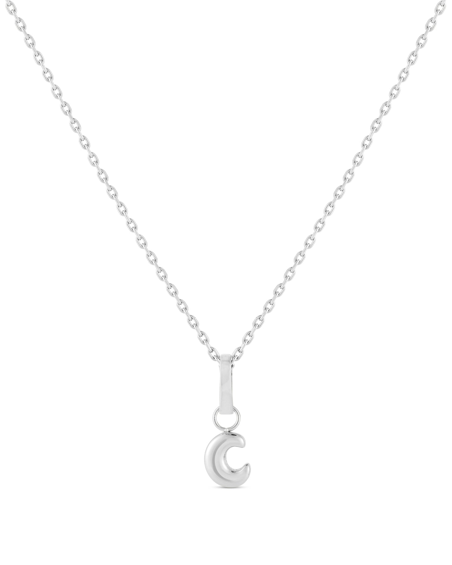 Love Letter Charm C - Silver