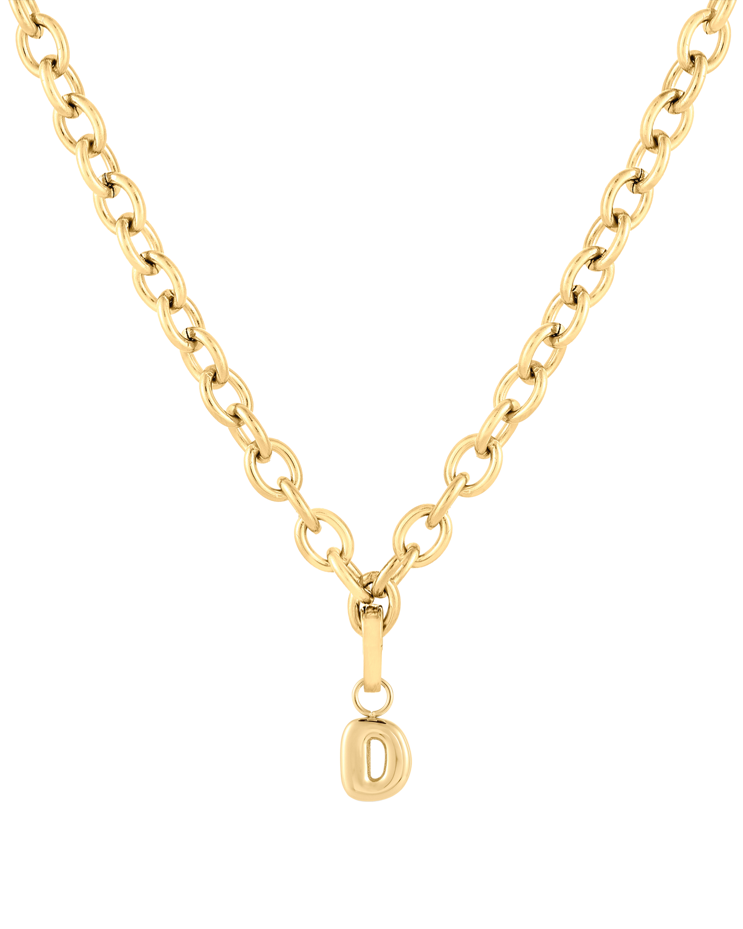 Love Letter Charm D - Gold