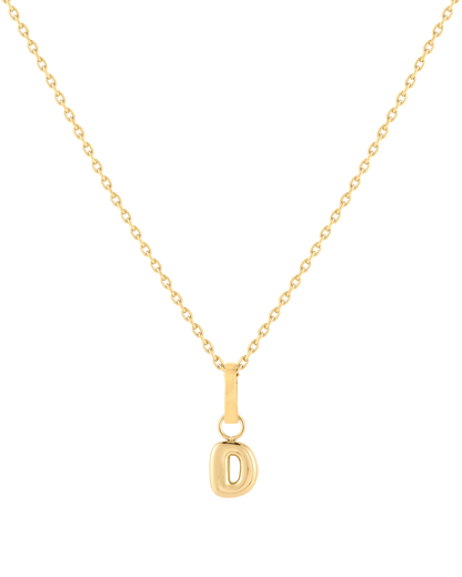 Love Letter Charm D - Gold