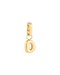 Love Letter Charm D - Gold