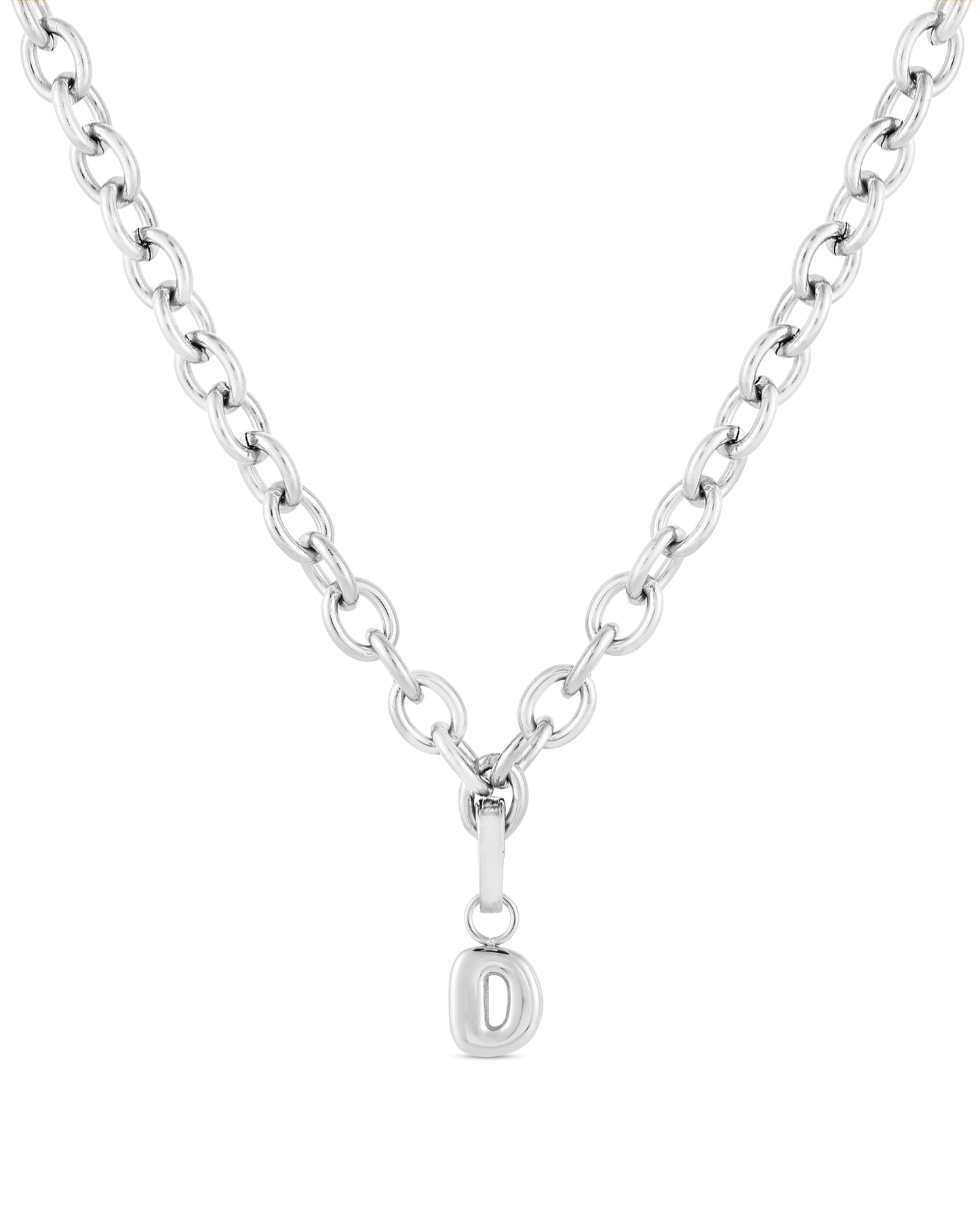 Love Letter Charm D - Silver
