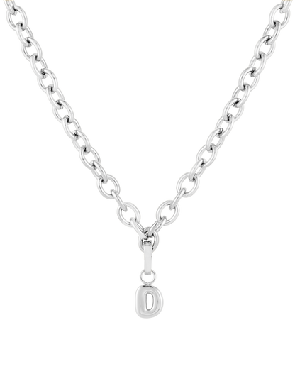 Love Letter Charm D - Silver