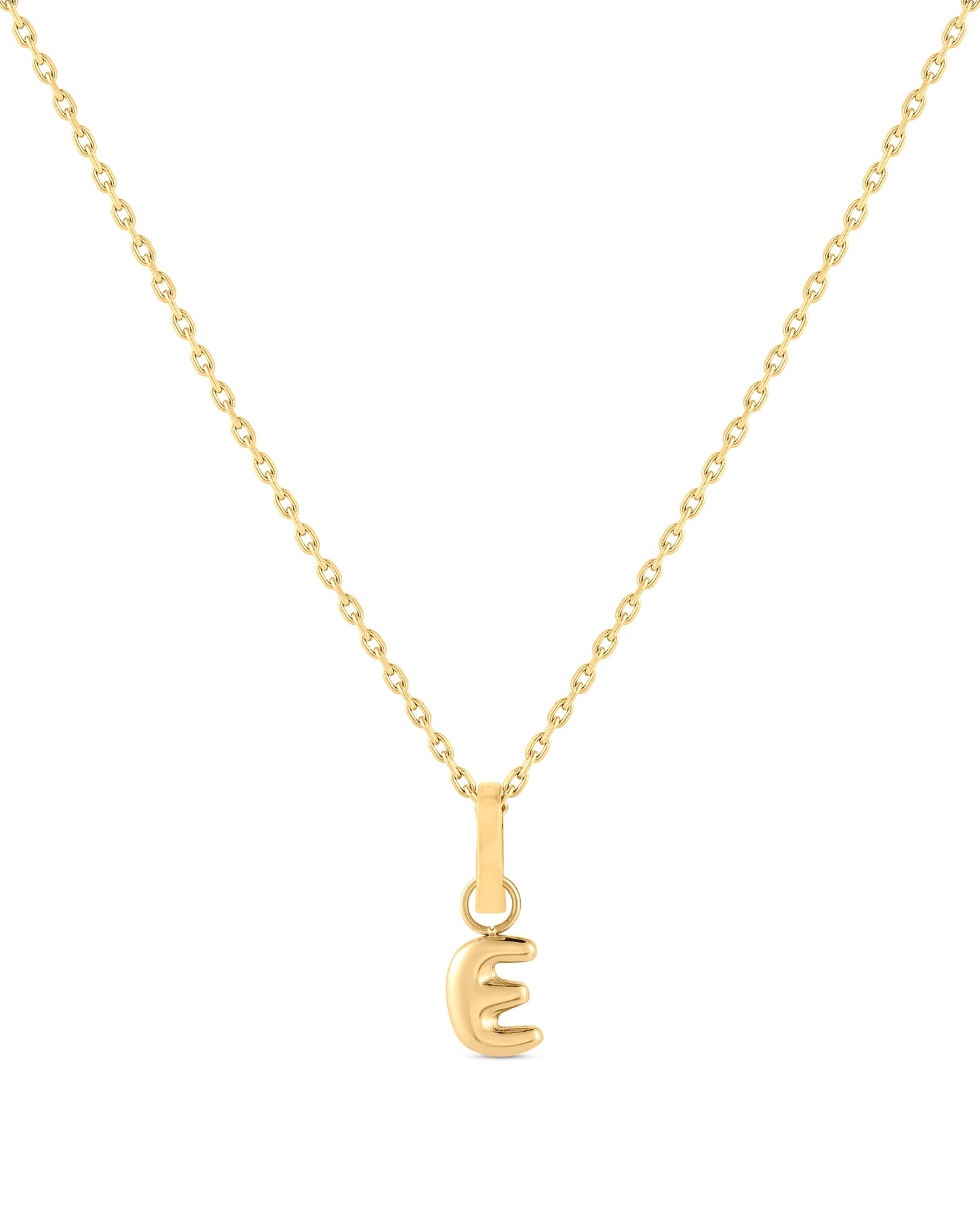 Love Letter Charm E - Gold