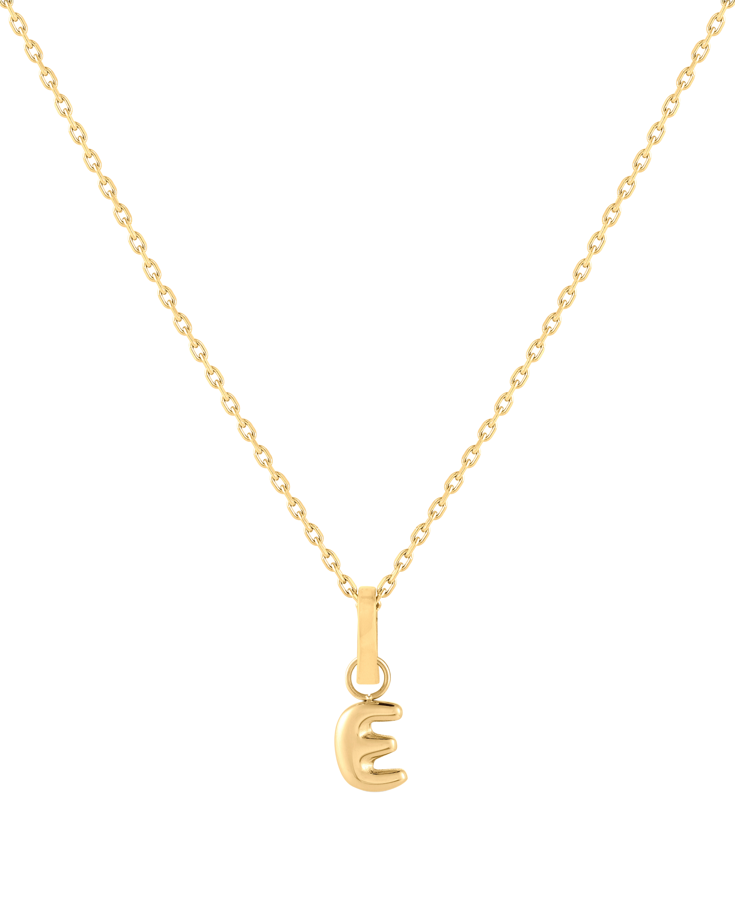 Love Letter Charm E - Gold