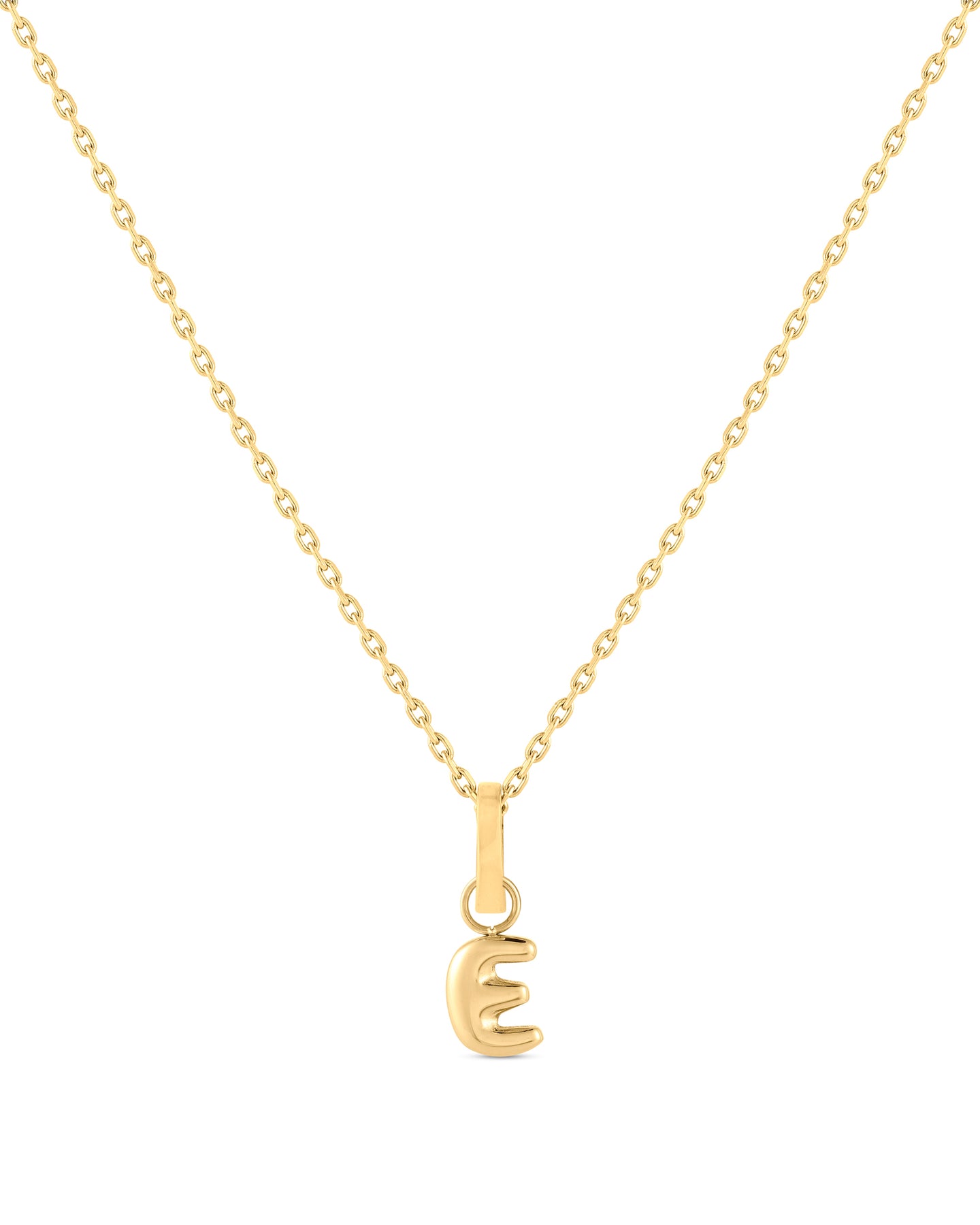 Love Letter Charm E - Gold