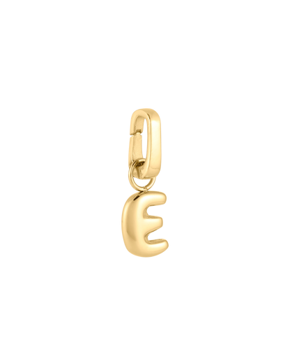 Love Letter Charm E - Gold