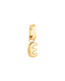 Love Letter Charm E - Gold
