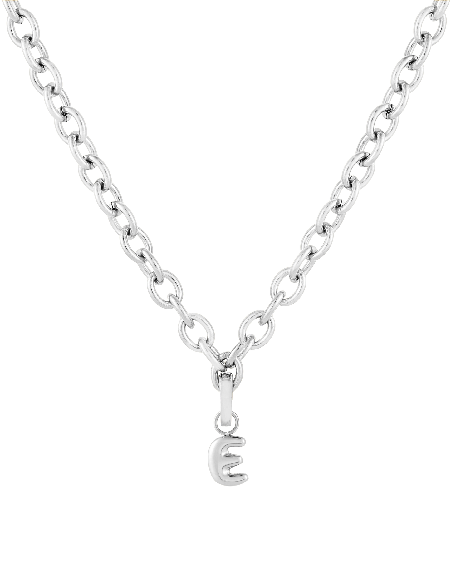 Love Letter Charm E - Silver