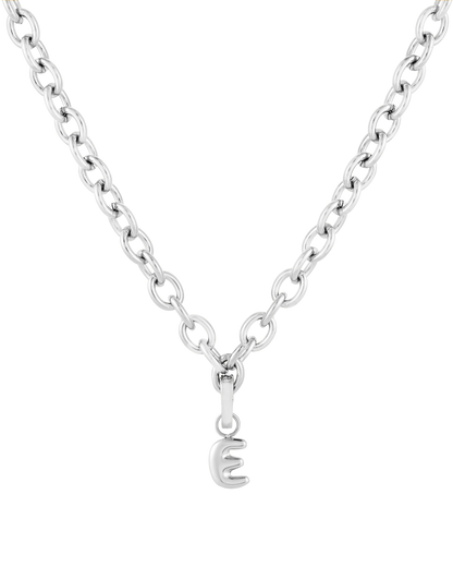 Love Letter Charm E - Silver