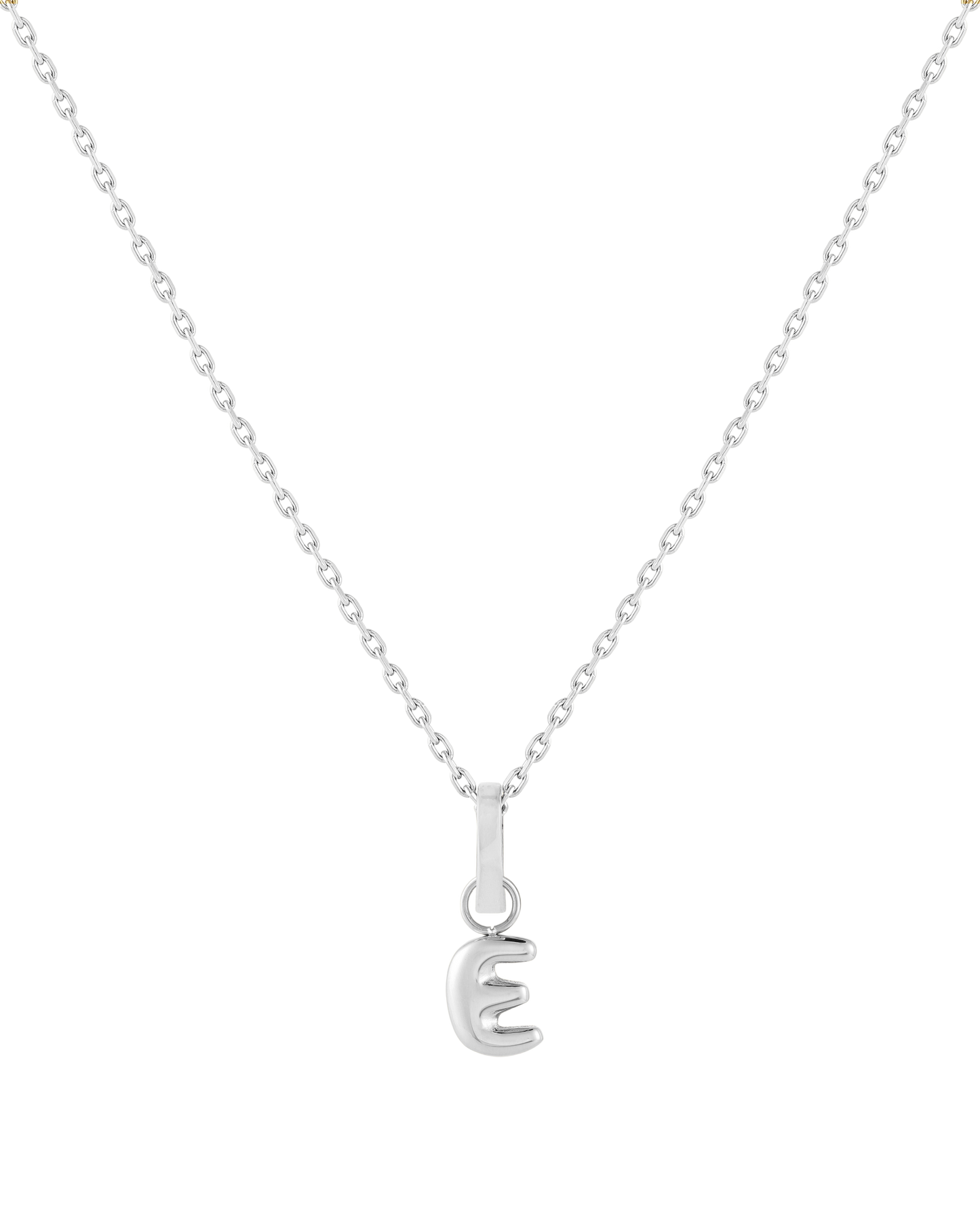 Love Letter Charm E - Silver