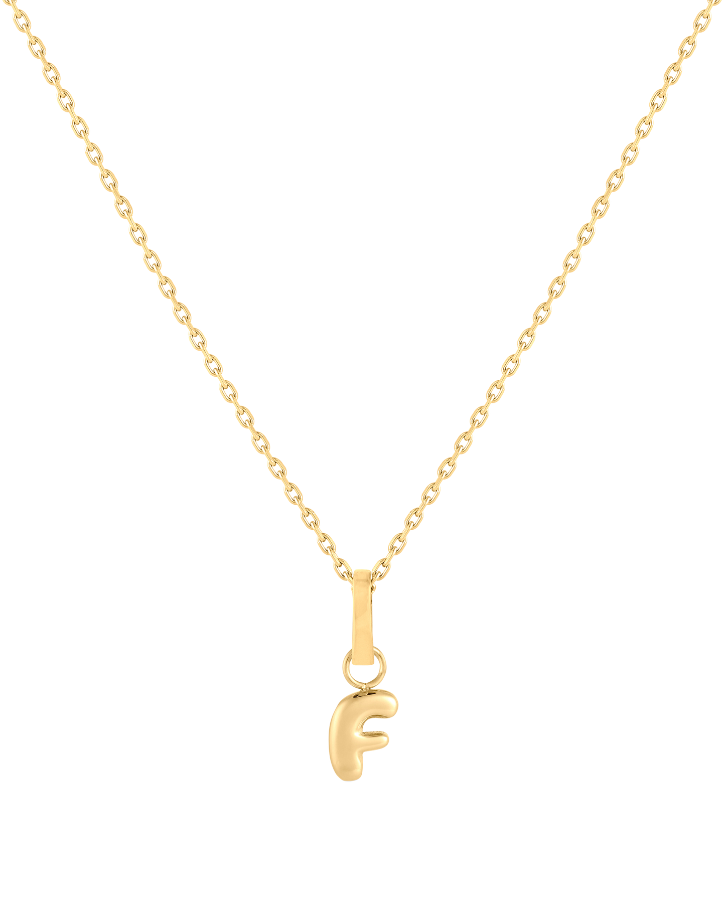 Love Letter Charm F - Gold