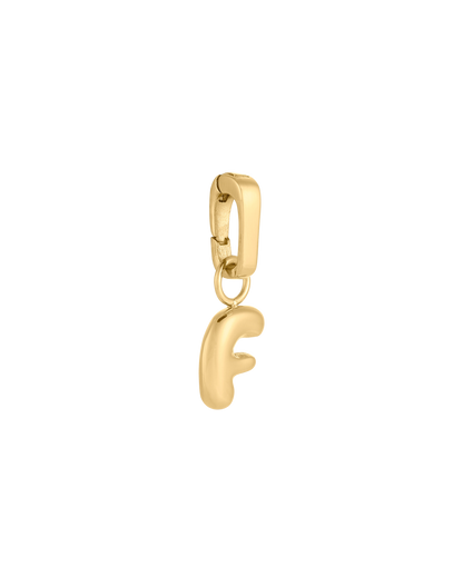 Love Letter Charm F - Gold