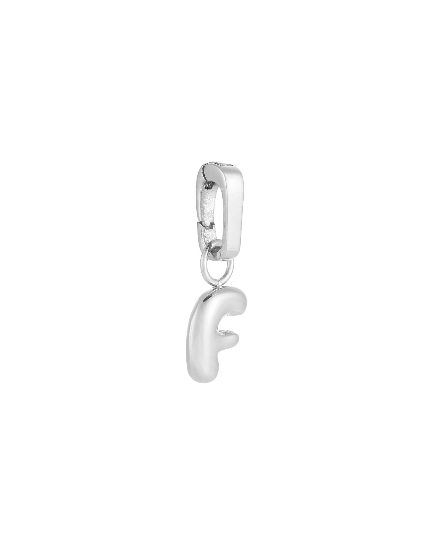 Love Letter Charm F - Silver