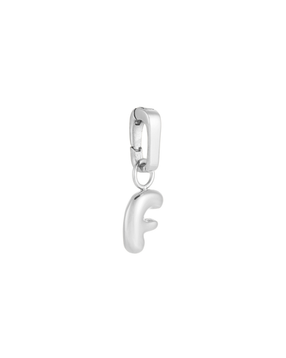 Love Letter Charm F - Silver