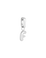 Love Letter Charm F - Silver