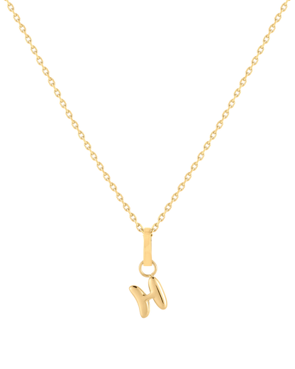 Love Letter Charm H - Gold