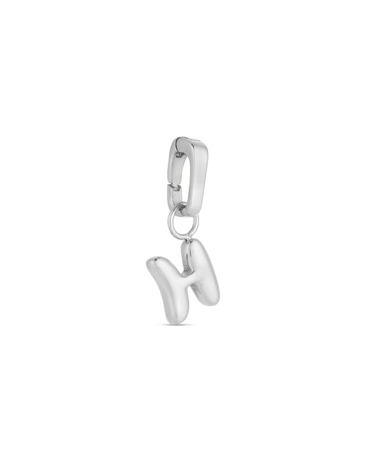 Love Letter Charm H - Silver