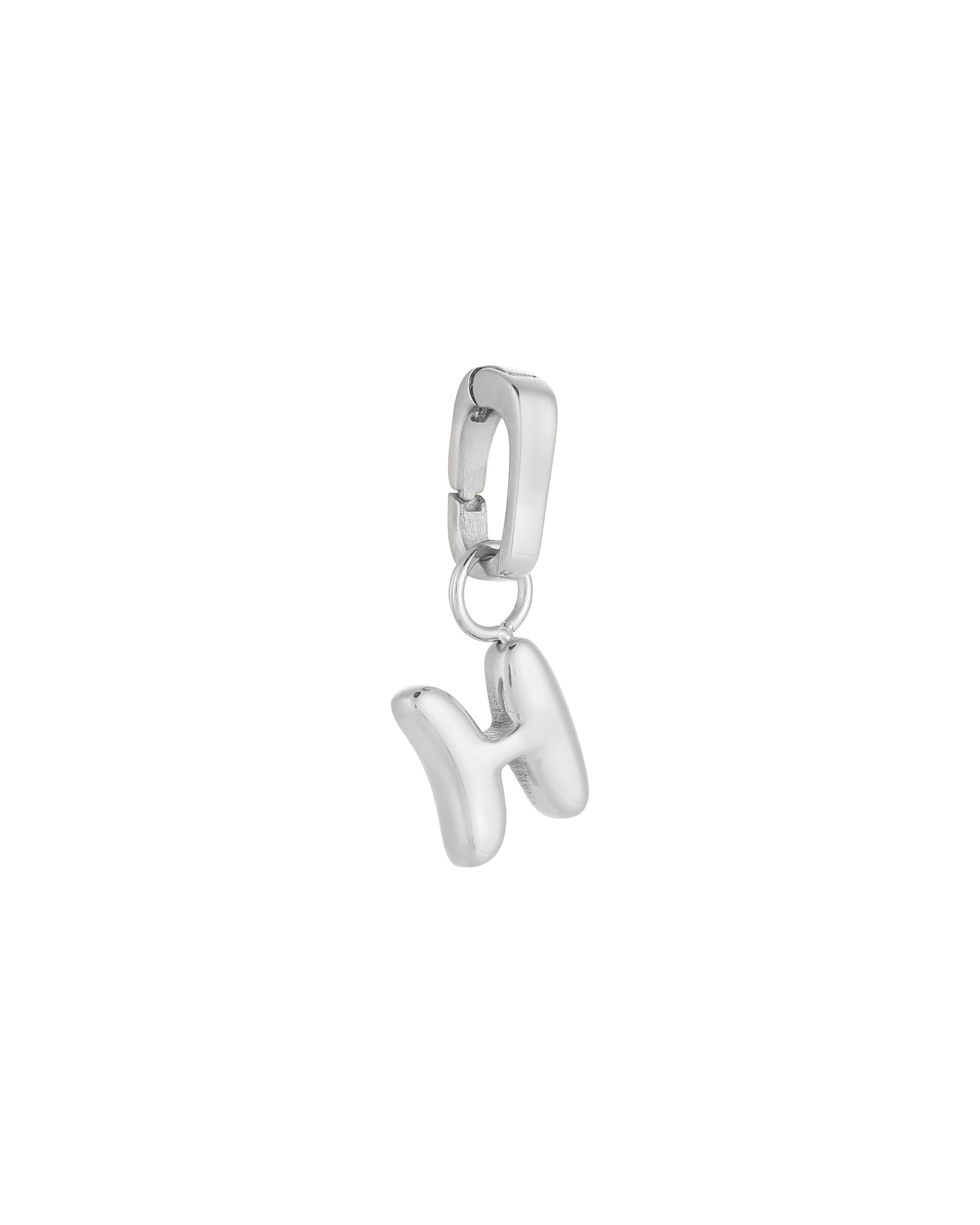 Love Letter Charm H - Silver