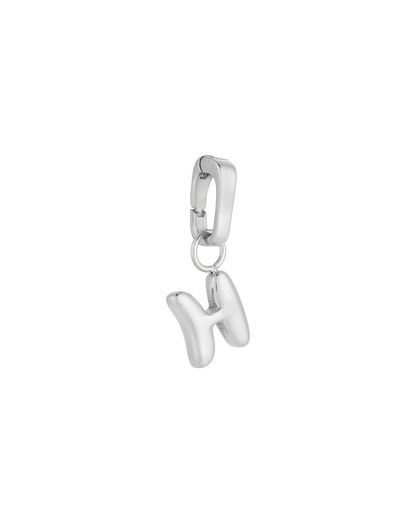 Love Letter Charm H - Silver