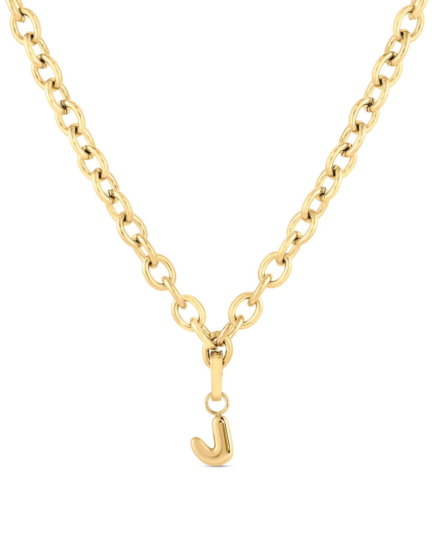 Love Letter Charm J - Gold