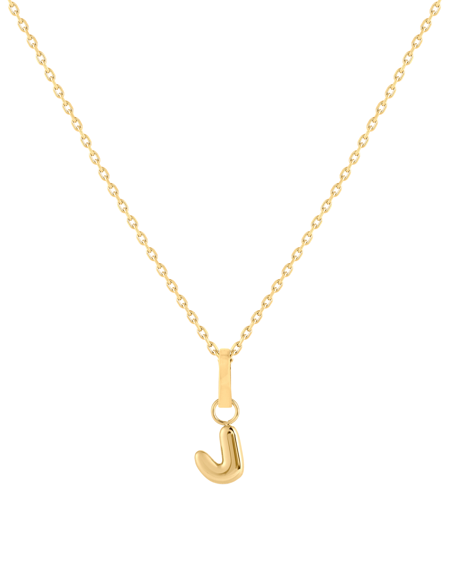 Love Letter Charm J - Gold