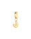 Love Letter Charm J - Gold