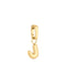 Love Letter Charm J - Gold