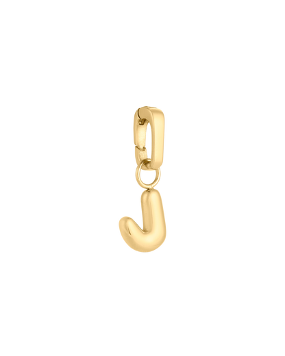 Love Letter Charm J - Gold