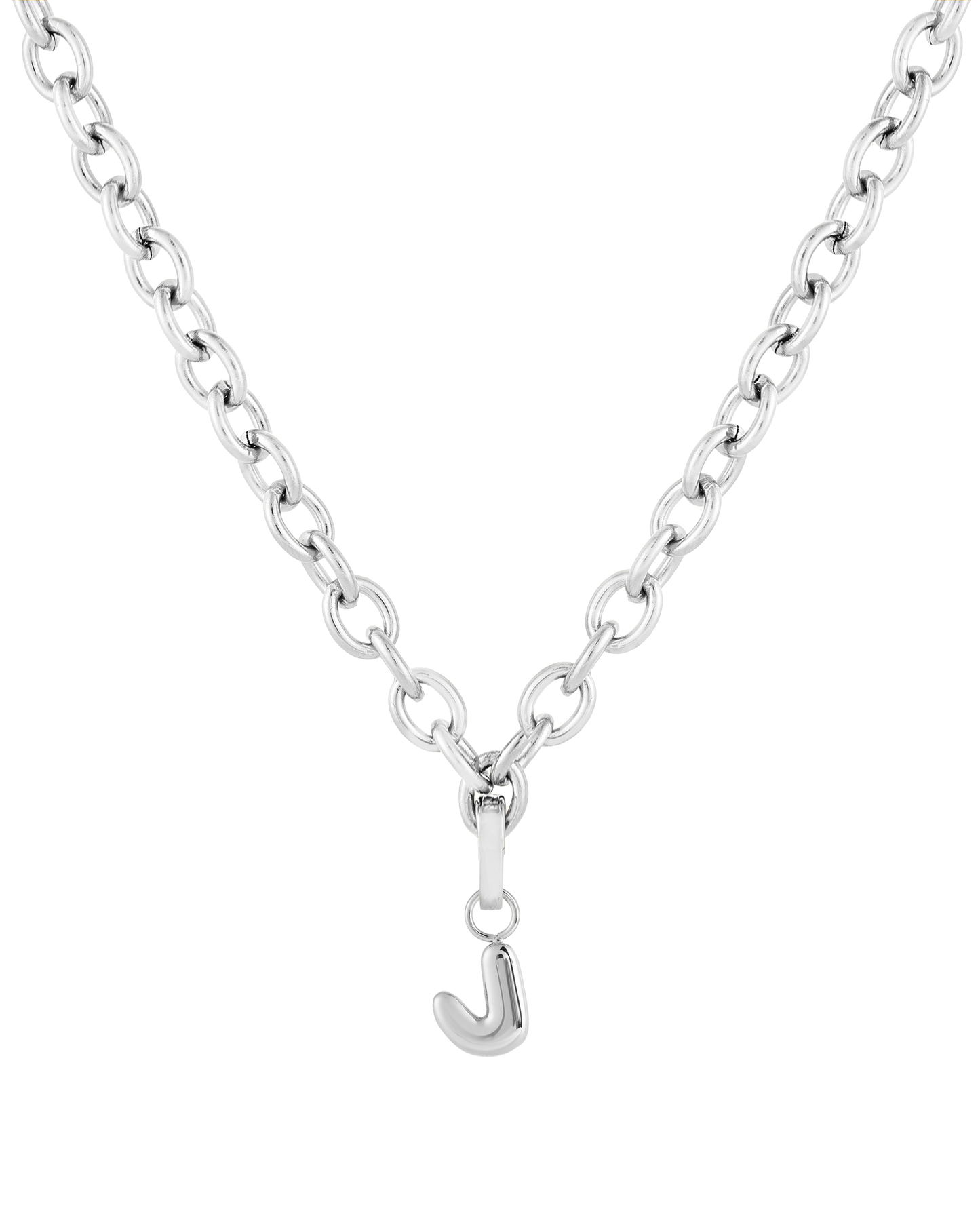 Love Letter Charm J - Silver