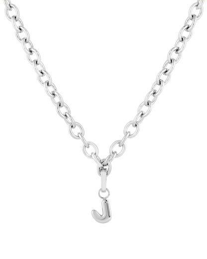Love Letter Charm J - Silver