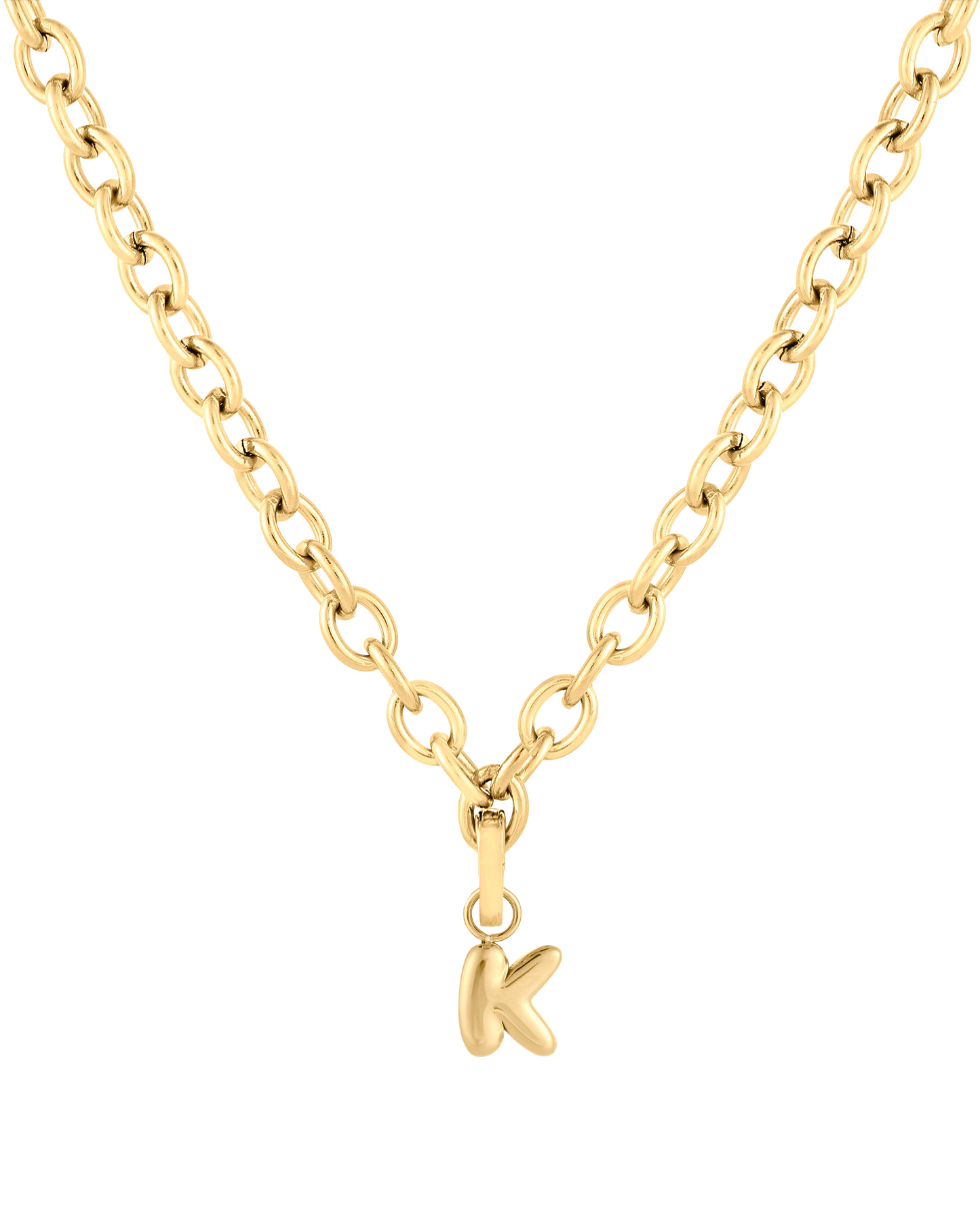 Love Letter Charm K - Gold