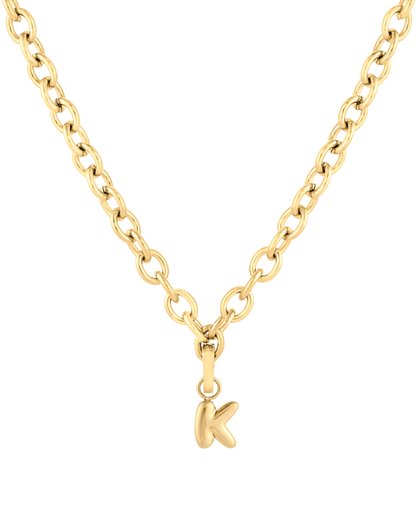 Love Letter Charm K - Gold