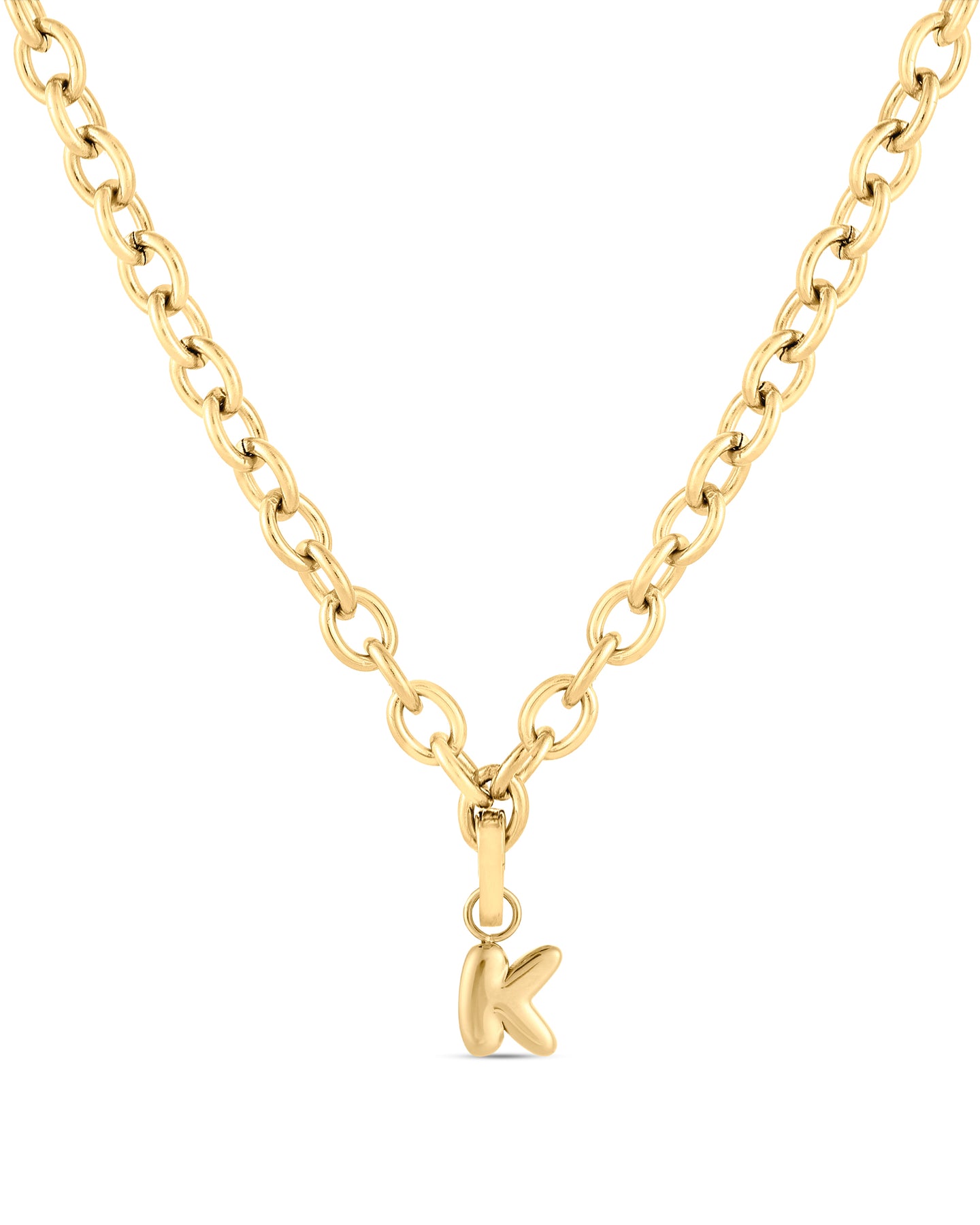 Love Letter Charm K - Gold