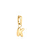 Love Letter Charm K - Gold