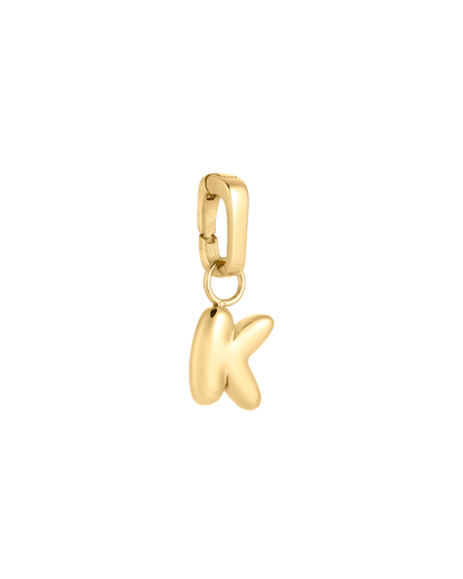 Love Letter Charm K - Gold