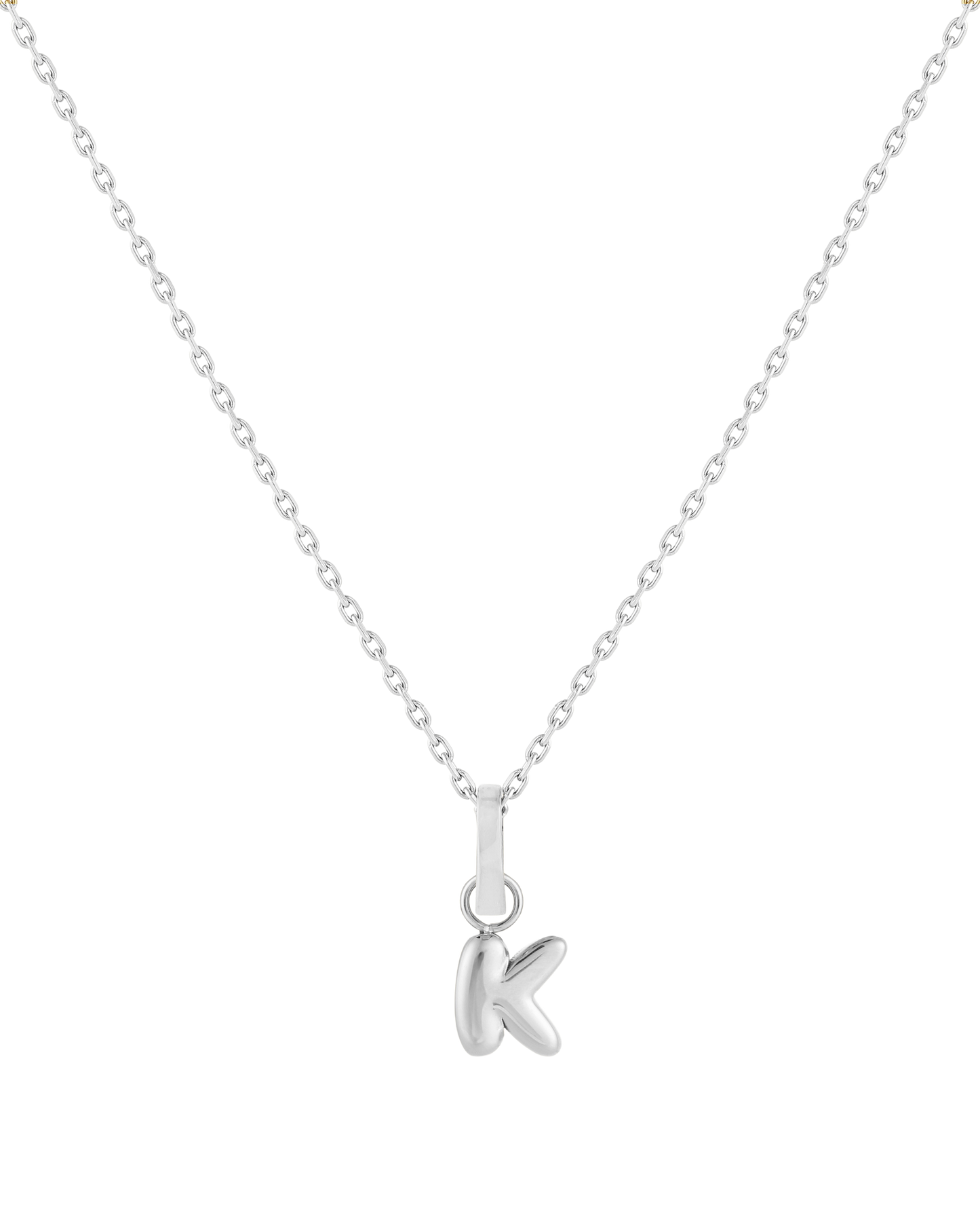 Love Letter Charm K - Silver