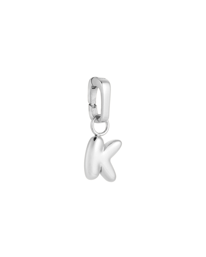 Love Letter Charm K - Silver