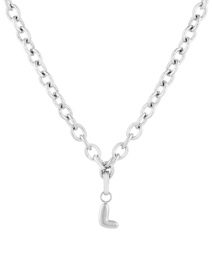 Love Letter Charm L - Silver
