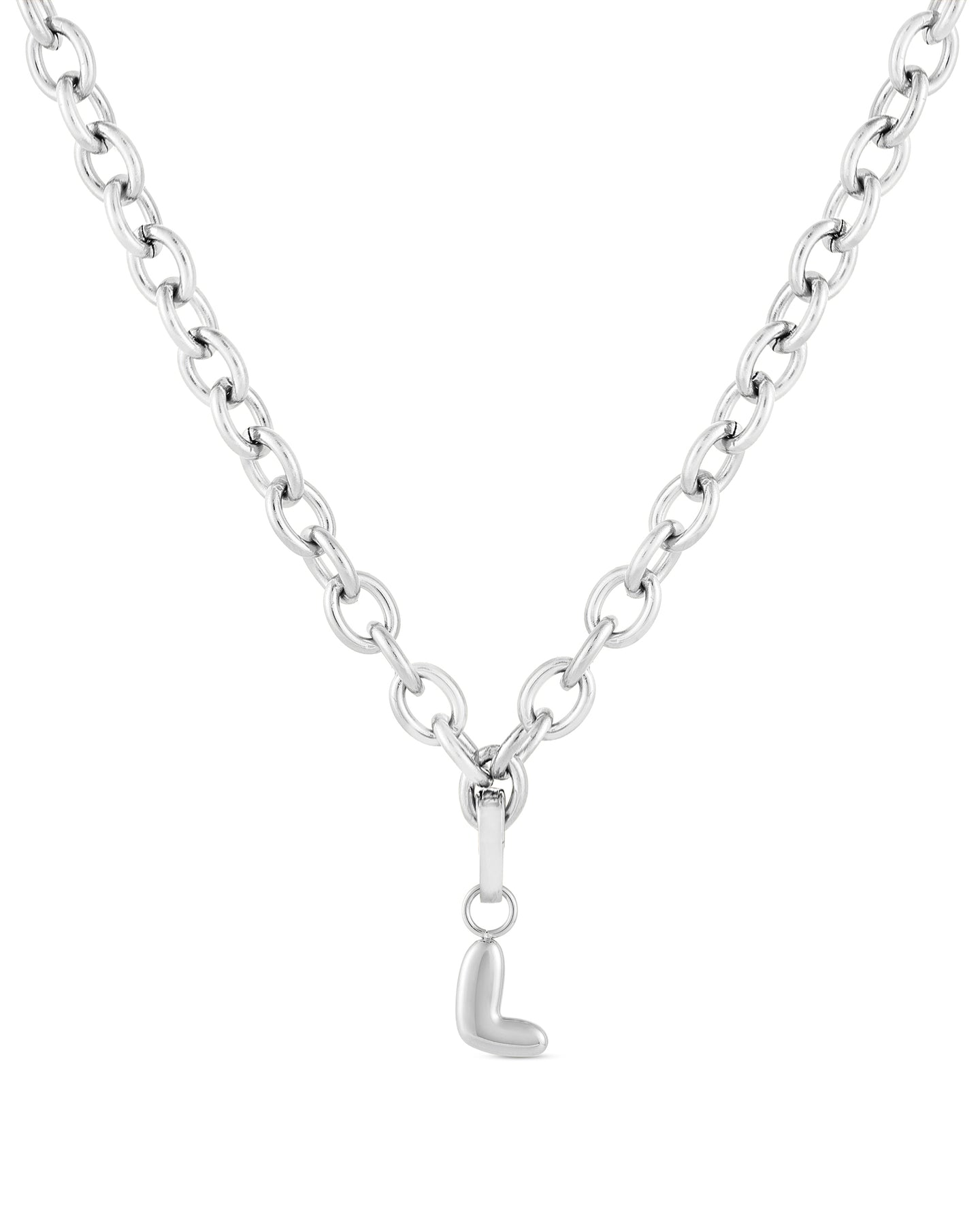 Love Letter Charm L - Silver