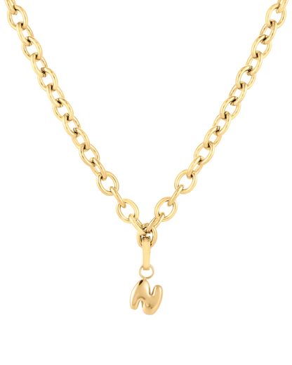 Love Letter Charm N - Gold