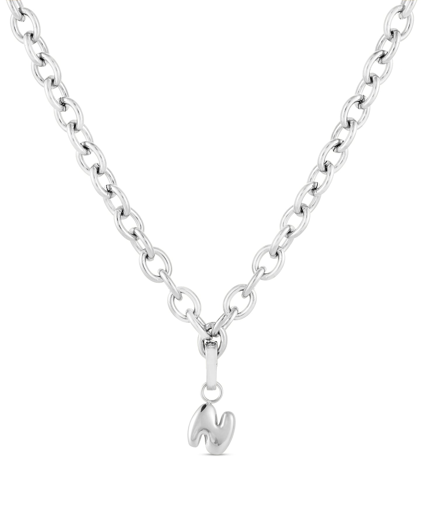 Love Letter Charm N - Silver