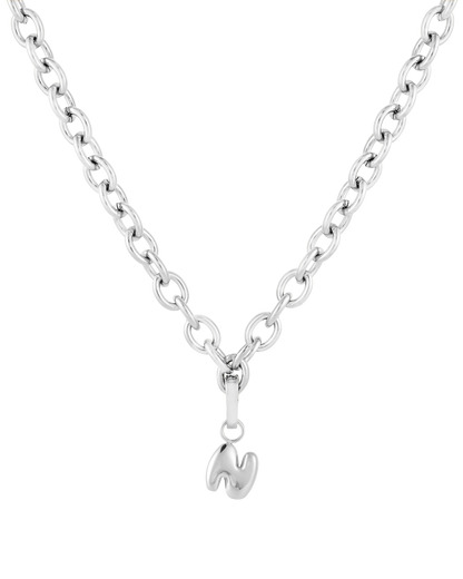 Love Letter Charm N - Silver