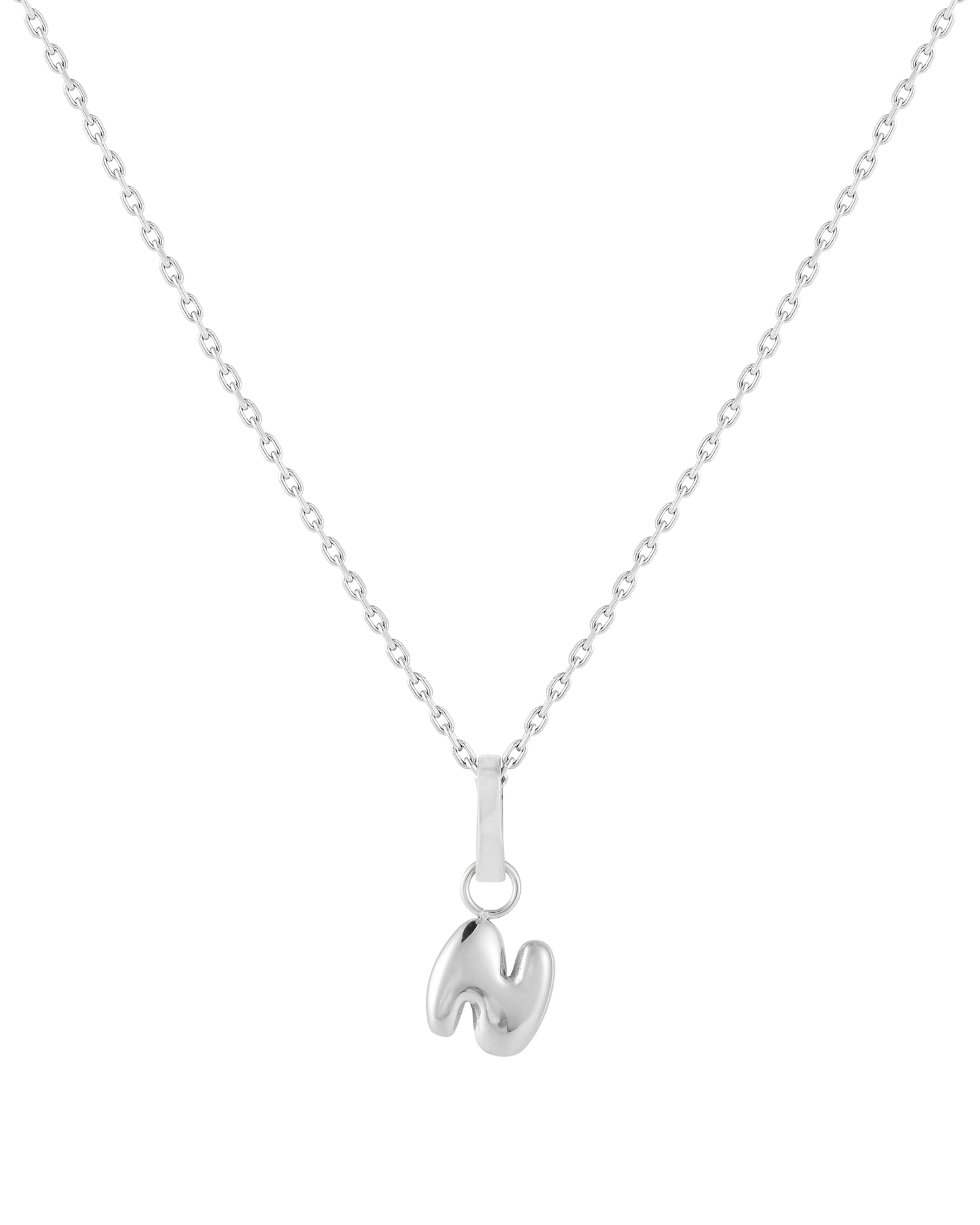 Love Letter Charm N - Silver