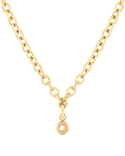 Love Letter Charm O - Gold