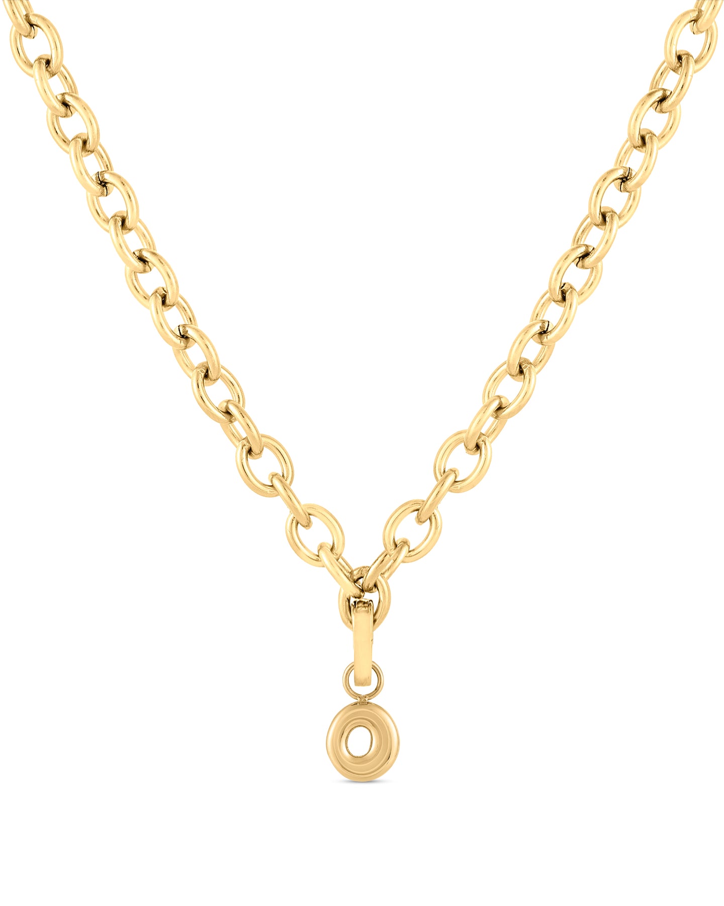 Love Letter Charm O - Gold